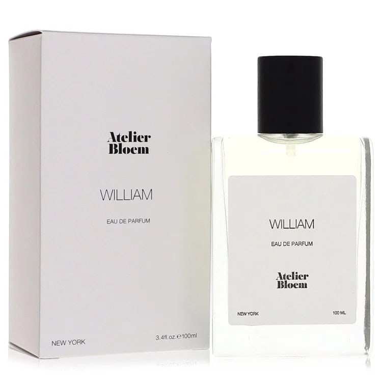 Atelier Bloem William Men's 3.4 Oz Spray: New, guaranteed authentic cologne! Eau de parfum (unisex)