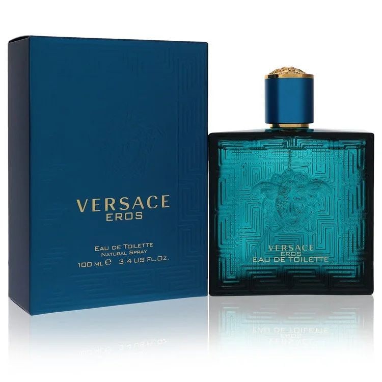 Versace Eros Men's 3.4 Oz Eau De Toilette Spray: New, guaranteed authentic cologne!