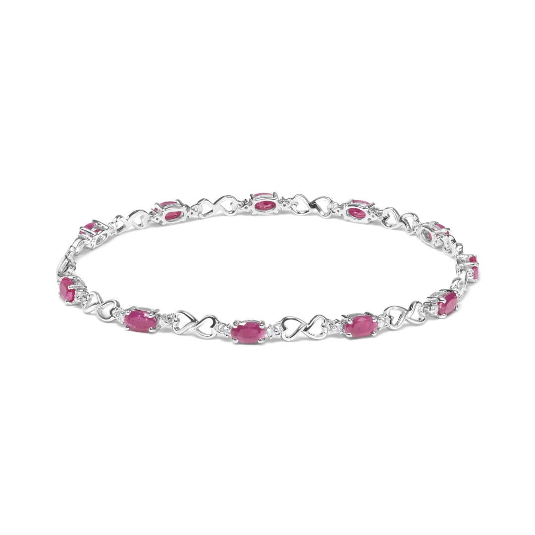 Exquisite .25ct Diamond Oval Link Bracelet (1 of 5)
