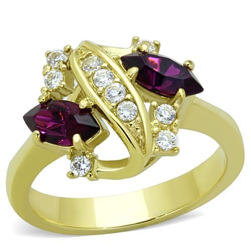 Stunning 2.00ct Amethyst & White Topaz Ring (1 of 1)
