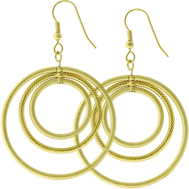 18k Gold Plated Illusion Hoop Earrings: A must-have accessory for any fashion-forward individual. These earrings are crafted from high-quality brass and plated with 18k gold, giving them a luxurious and elegant look. The illusion design is 
