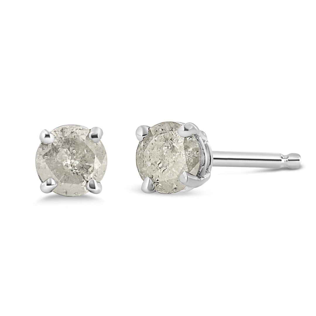 Elegant .75ct Diamond Classic Earrings (1 of 5)