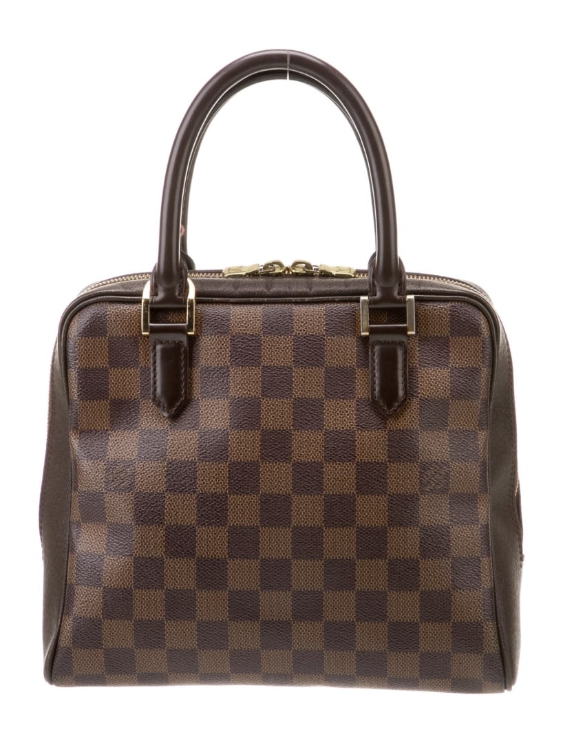 Louis Vuitton Brown Canvas Damier Top Handle Bag (1 of 6)