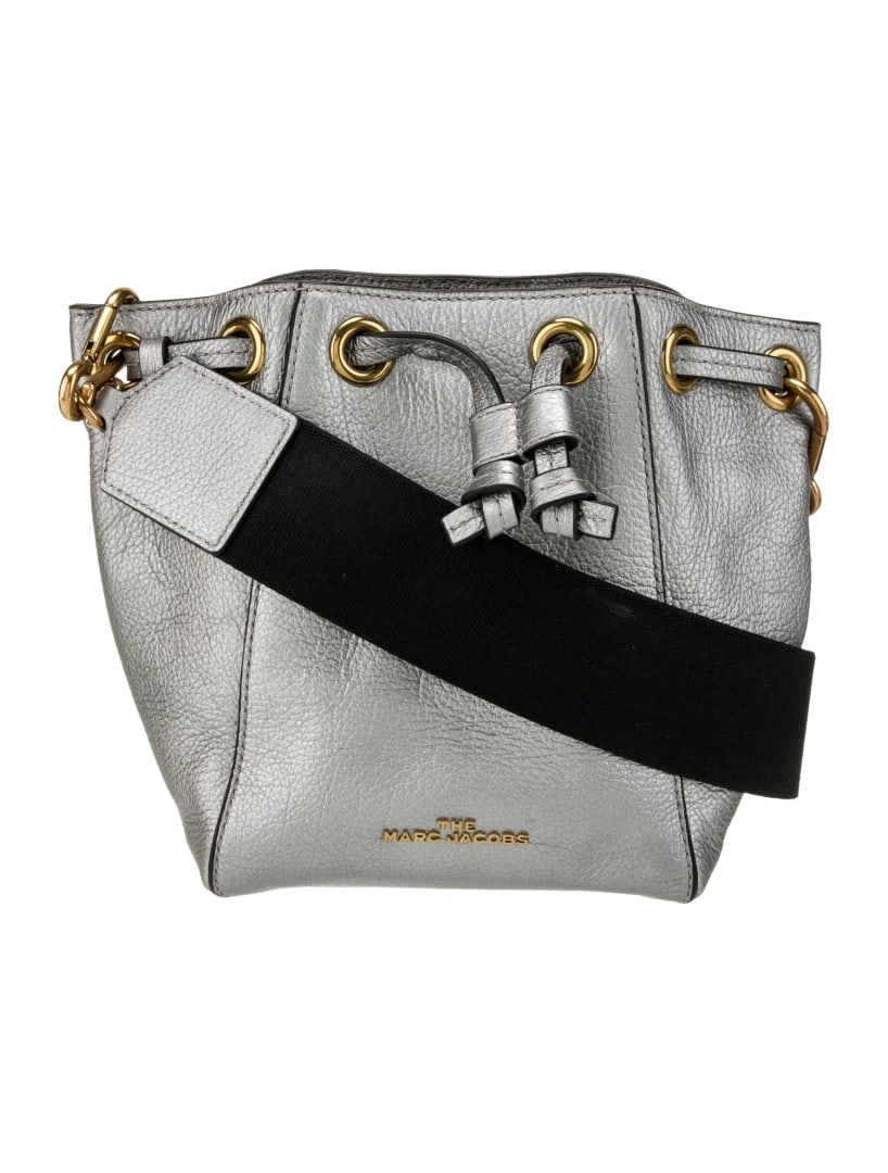 The Marc Jacobs Metallic & Silver Lthr Bucket Bag (1 of 6)