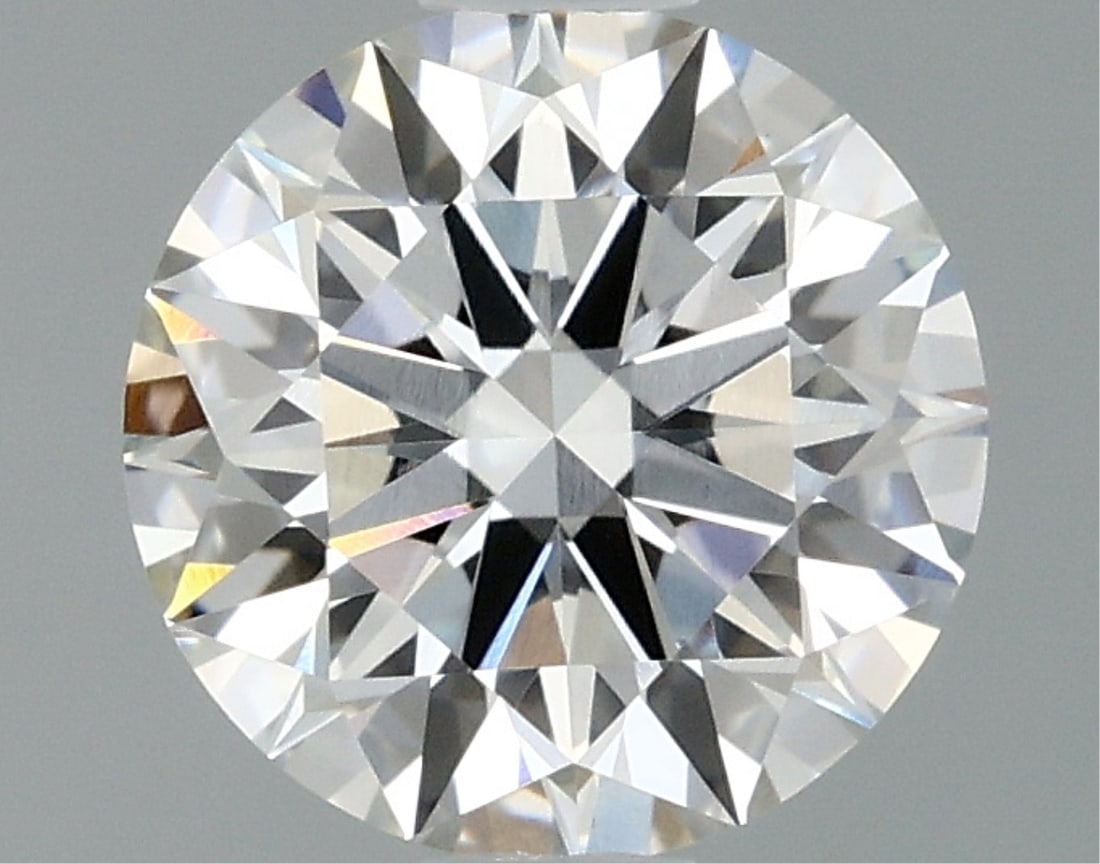 Igi Certified Round Cut 1.09ct Vvs2 Lab Diamond: This igi-certified lab-grown round cut diamond weighs 1. 09 carats and features g color and vvs2 clarity. It has an ideal cut with excellent polish and excellent symmetry with no fluorescence. The dia
