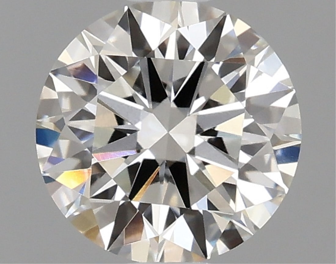 Igi Certified Round Cut 1.08ct Vvs2 Lab Diamond: This igi-certified lab-grown round cut diamond weighs 1. 08 carats and boasts g color grade and vvs2 clarity. It has an ideal cut with excellent polish and excellent symmetry with no fluorescence. The