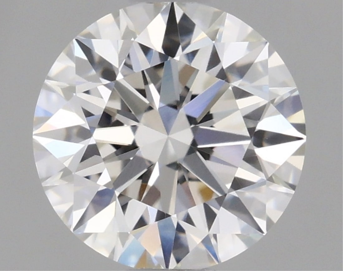 Igi Certified Round Cut 1.08ct Vvs2 Lab Diamond: This igi-certified round-cut lab-grown diamond weighs 1. 08 carats and boasts g color grade and vvs2 clarity. It features an ideal cut with excellent polish and excellent symmetry with no fluorescence