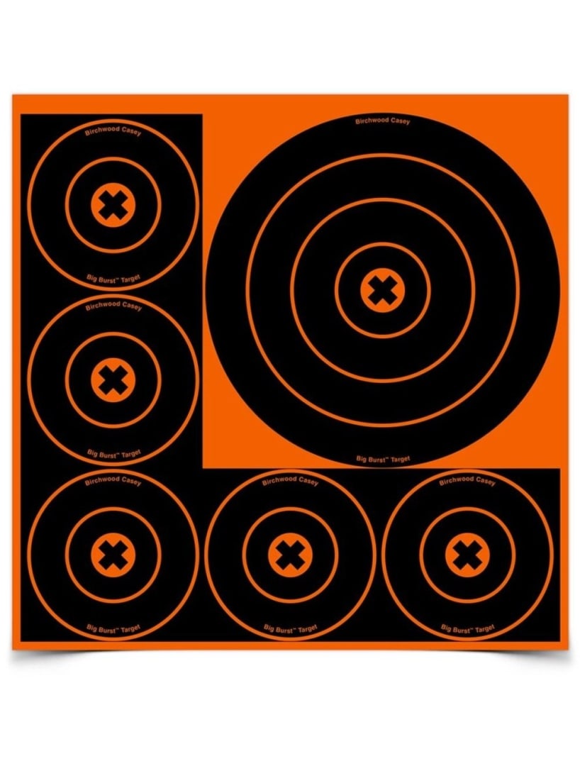 Birchwood Casey 8"/4" Bull's-eye Target - 3 Shee (1 of 1)