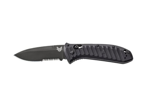 Benchmade Black Serrated Anodized Alum Presidio Ii (1 of 1)