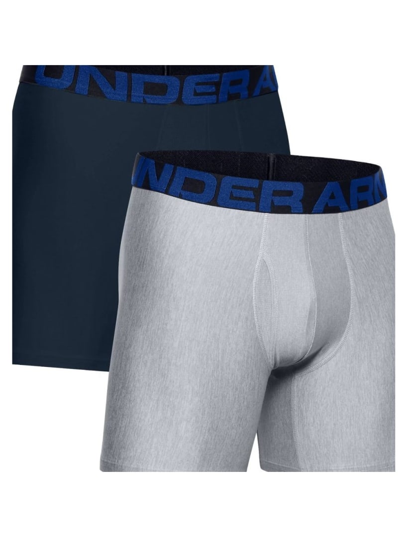 Under Armour Small Academy Boxerjock 2 Pack: Crafted from unbelievably soft, breathable fabric with an articulated mesh fly panel and gusset, these boxer briefs offer unrivaled comfort. With no side or back seams, they provide an experience of u