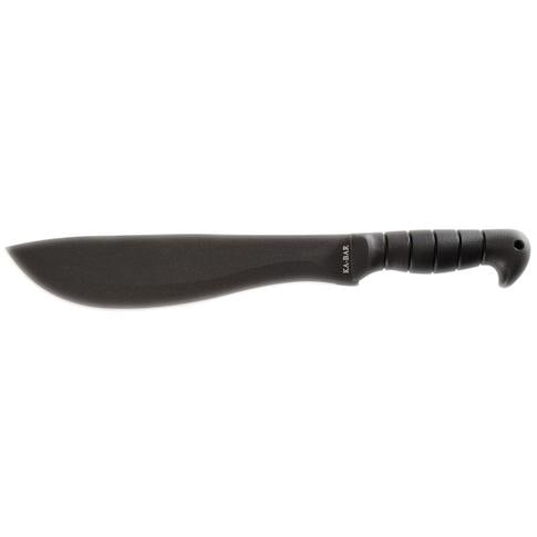 Ka-bar Black Cutlass Machete: Includes sheath, perfect for chopping down weeds, clearing a camp site or cutting small limbs and tree branches. Keywords: hunting knife, survival knife, knives
