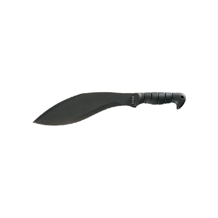 Ka-bar Kukri Machete Black: This kukri is designed to excel in heavy-duty tasks, boasting outstanding performance in chopping and basic field use. Built to withstand the toughest field testing, its robust design ensures reliabil