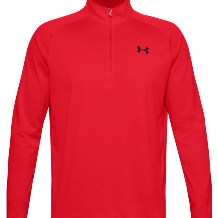 Under Armour Men's Small Zip Long Sleeve Red (1 of 1)