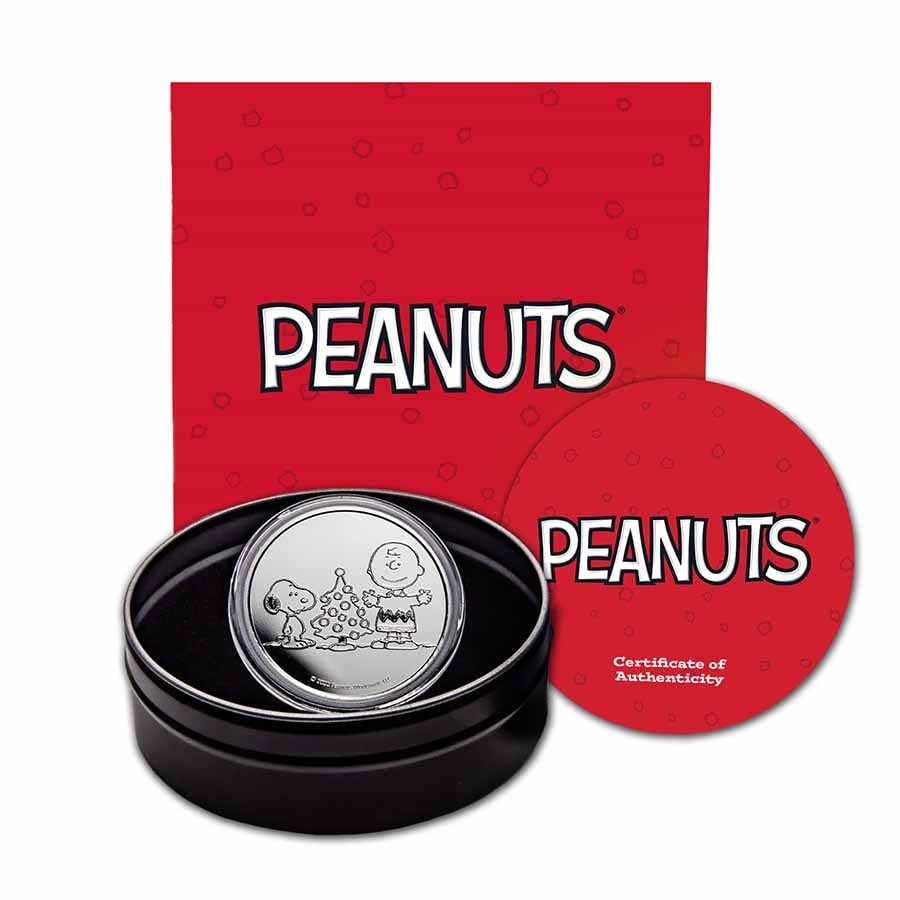 1 Oz Silver Peanuts Charlie Brown & Snoopy Proof (1 of 10)