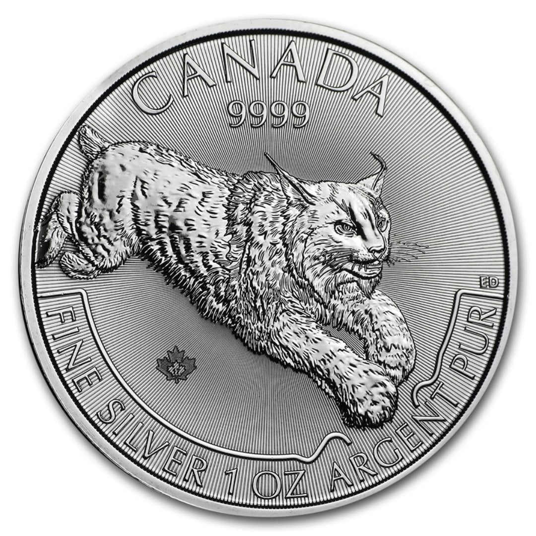 2017 Canada 1 Oz Silver Predator Series - Lynx (1 of 3)