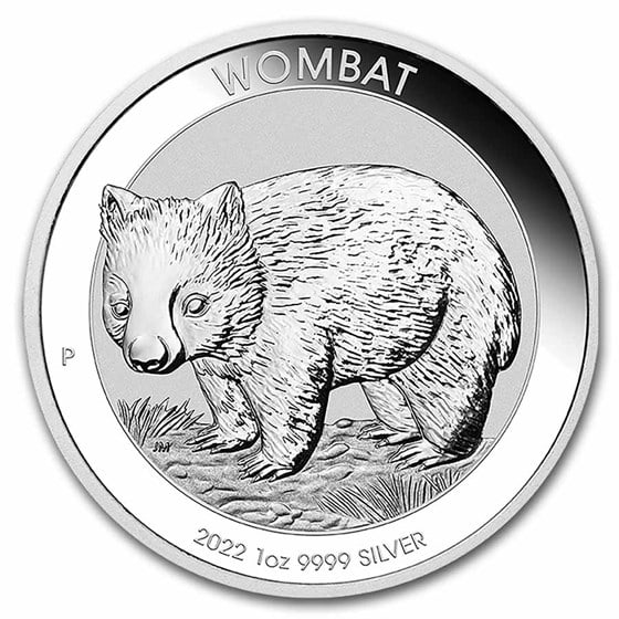 2022 Australia 1 Oz Silver Australian Wombat Bu (1 of 5)
