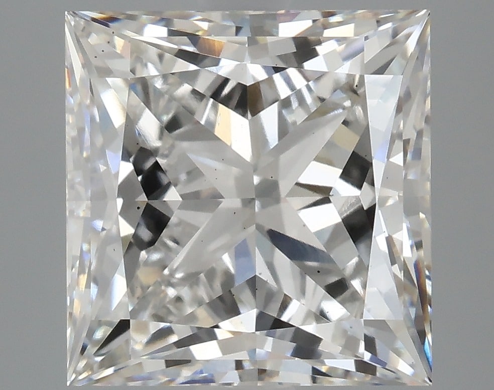 Igi Certified Princess Cut 3.82ct Vs2 Lab Diamond (1 of 2)