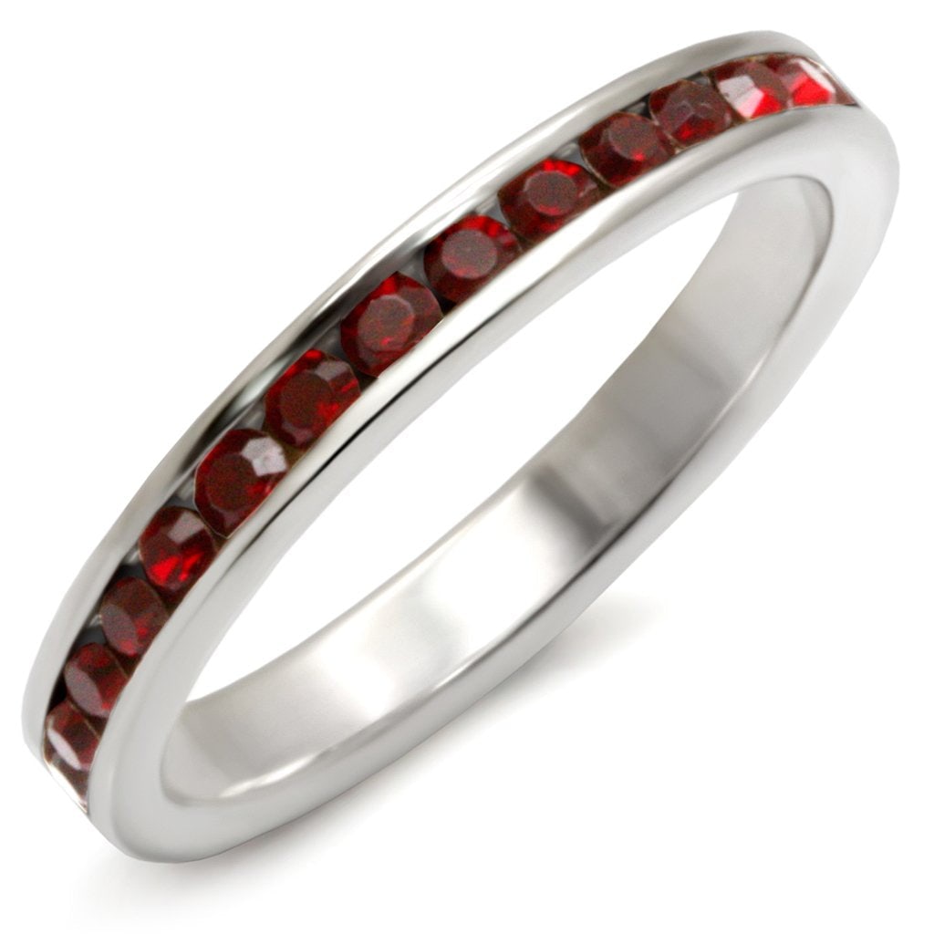 Round .36ct Ruby Eternity Ring (1 of 1)