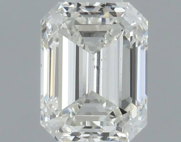 Gia Certified Emerald Cut .30ct Vs2 Diamond: This gia-certified natural emerald-cut diamond weighs 0. 30 carats and has an h color grade and vs2 clarity. The diamond features excellent polish and very good symmetry with faint fluorescence. This