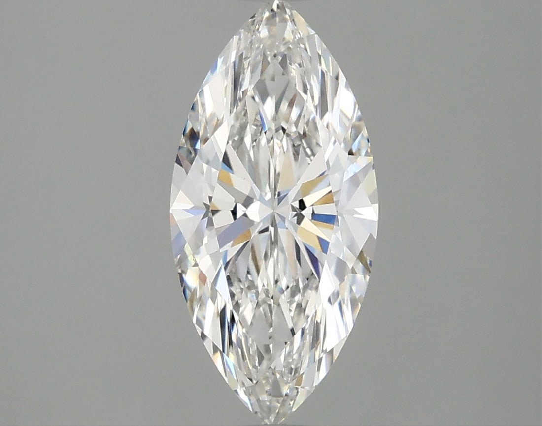 Igi Certified Marquise Cut 1.38ct Vvs1 Lab Diamond: This igi-certified lab-grown marquise-cut diamond weighs 1. 38 carats and exhibits g color grade and vvs1 clarity. It features excellent polish and excellent symmetry with no fluorescence, with dimens