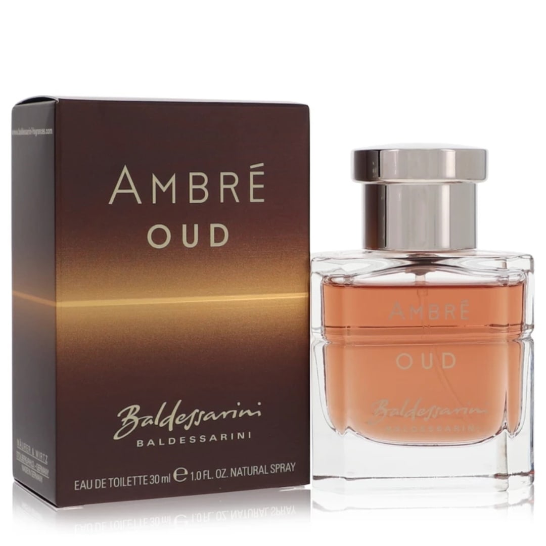 Hugo Boss Baldessarini Ambre Oud Men's 1 Oz Spray: New, guaranteed authentic cologne! Eau de toilette