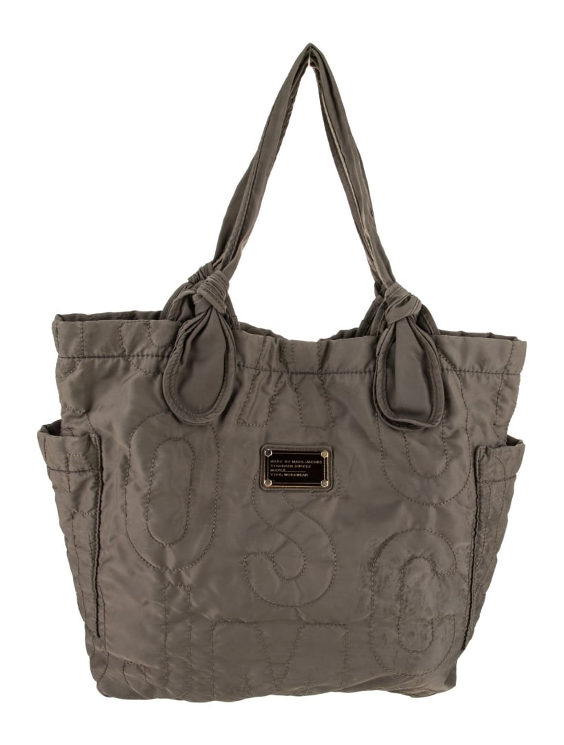 Marc Jacobs Brn Nylon Jac. Gold-tone Shldr Bag (1 of 5)