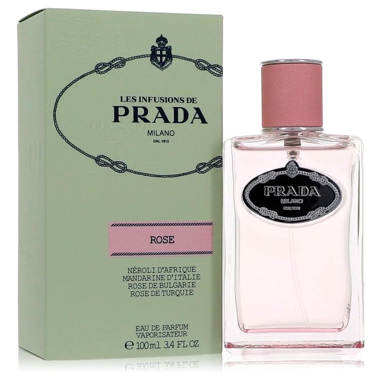 Prada Infusion De Rose Women's 3.4 Oz Spray: New, guaranteed authentic perfume! Eau de parfum