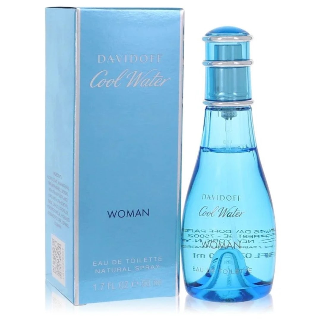Davidoff Cool Water Women's 1.7 Oz Spray: New, guaranteed authentic perfume! Eau de toilette