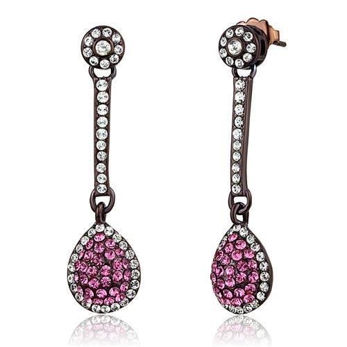 Lovely 2.80ct Pink Kunzite Coffee Ip Earrings (1 of 1)
