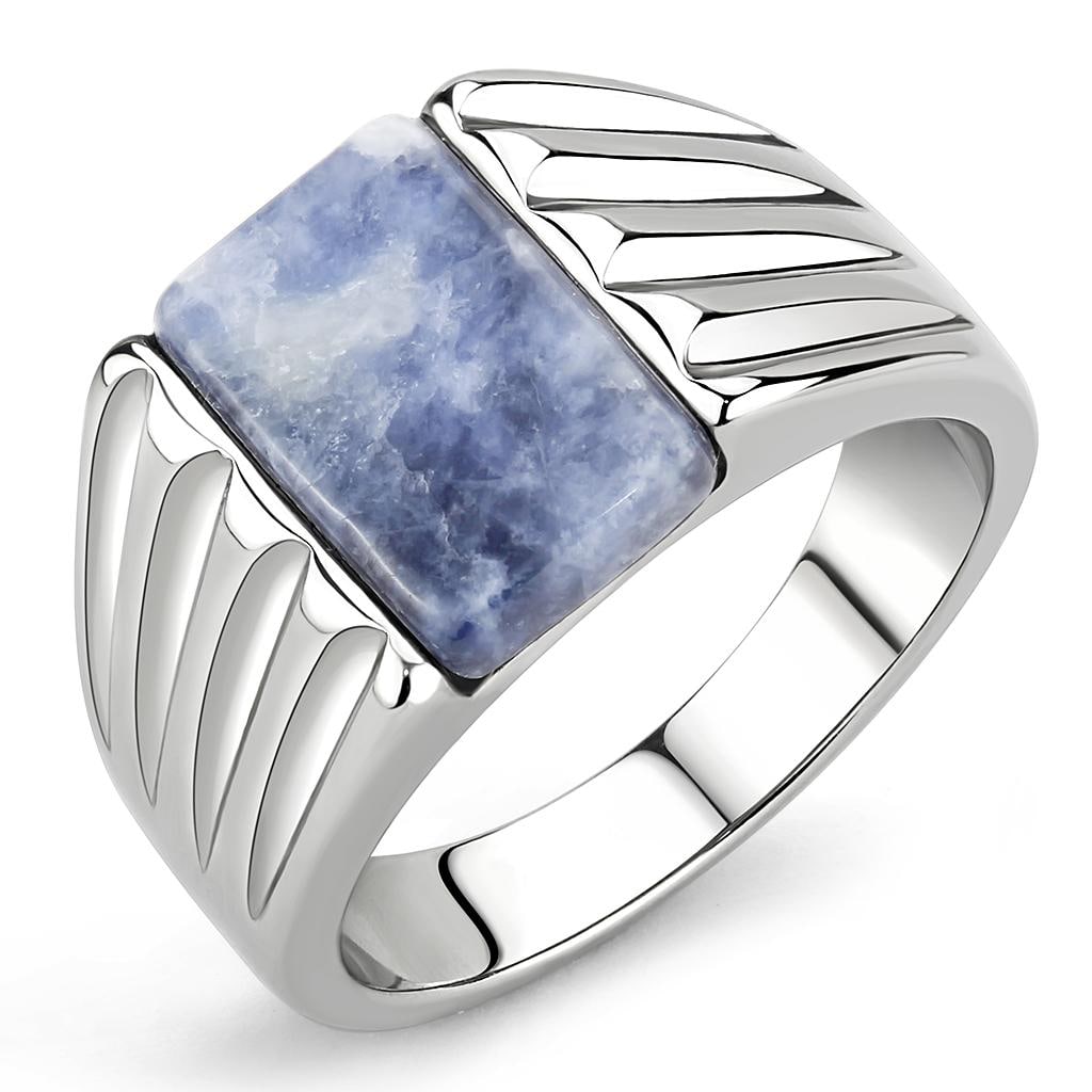 Handsome 6.27ct Sodalite High Polish Men's Ring (1 of 1)