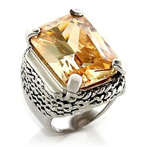Alluring 1.50ct Champagne Topaz Ring: Size 5. Made with brass & a rhodium finish for better durability and luster. Believed to be simulated gemstone(s), very pretty! Weight (approx): 20. 20 (g)
