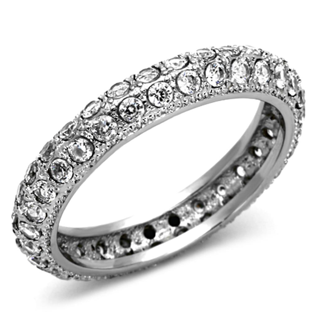 Timeless .93ct White Sapphire Eternity Ring (1 of 3)