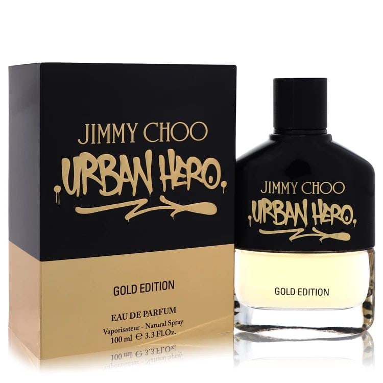 Jimmy Choo Urban Hero Gold Edition 3.3 Oz Spray: New, guaranteed authentic cologne! Men's eau de parfum