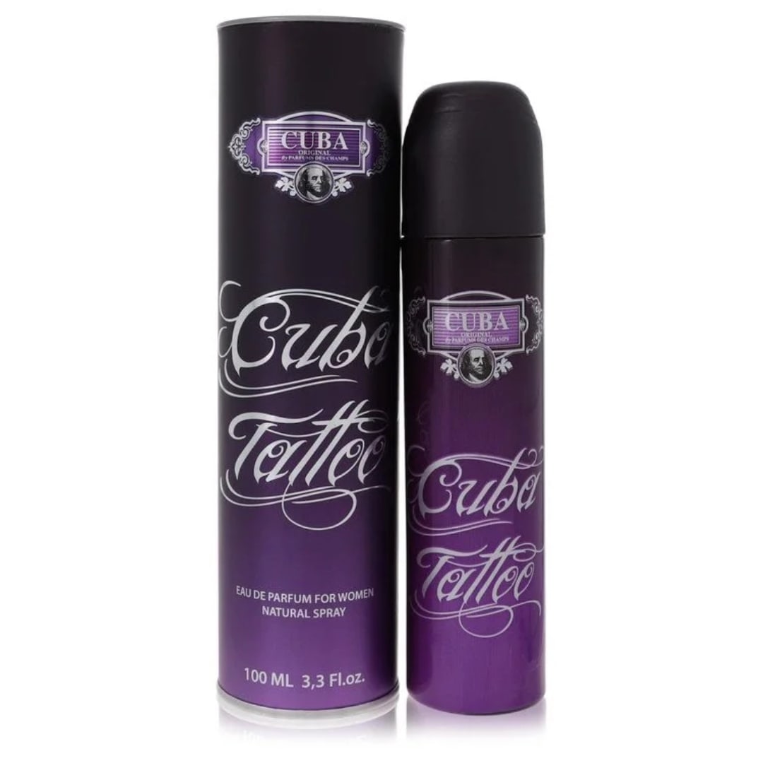 Fragluxe Cuba Tattoo Women's 3.4 Oz Spray: New, guaranteed authentic perfume! Eau de parfum