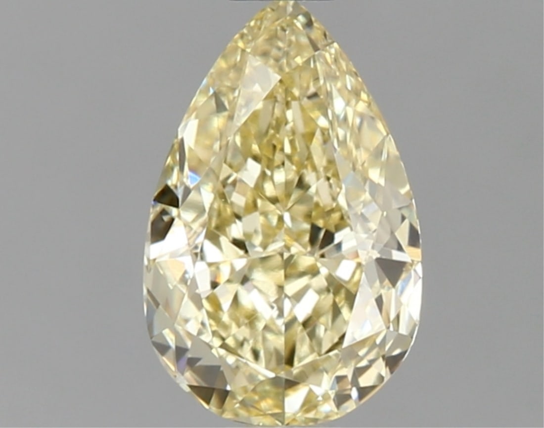 Fancy Yellow Pear Cut 1.03ct Vvs2 Lab Diamond (1 of 2)