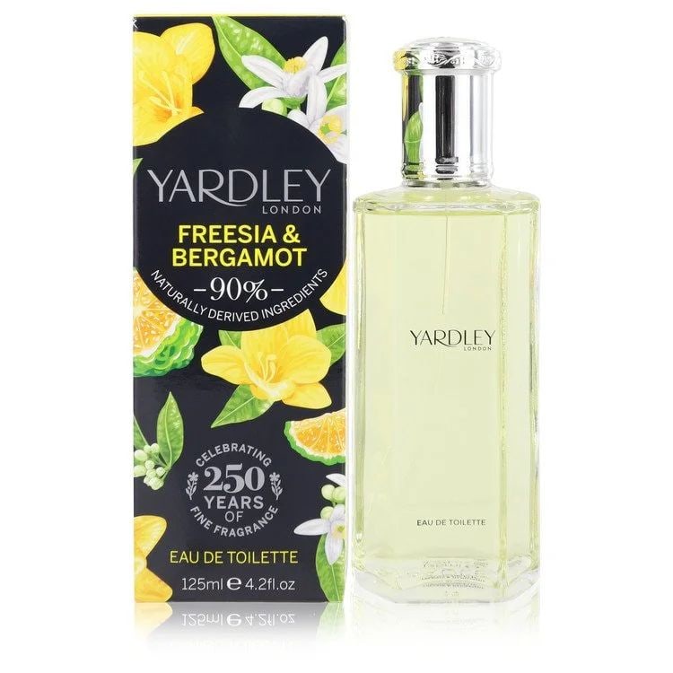 Yardley London Freesia & Bergamot 4.2 Oz Spray: New, guaranteed authentic perfume! Women's eau de toilette