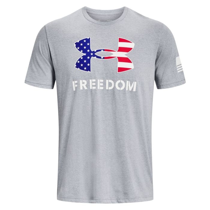Under Armour Medium Freedom T-shirt Steel Light (1 of 1)