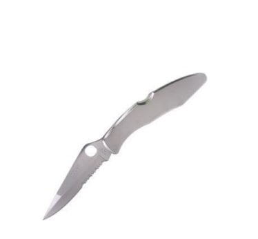 Spyderco Combo Police Model 4 Folding Knife (1 of 1)