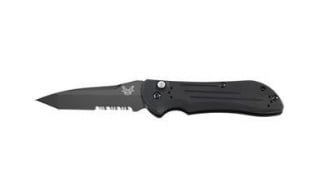Benchmade Black Serrated Edge Auto Stryker Knife (1 of 1)