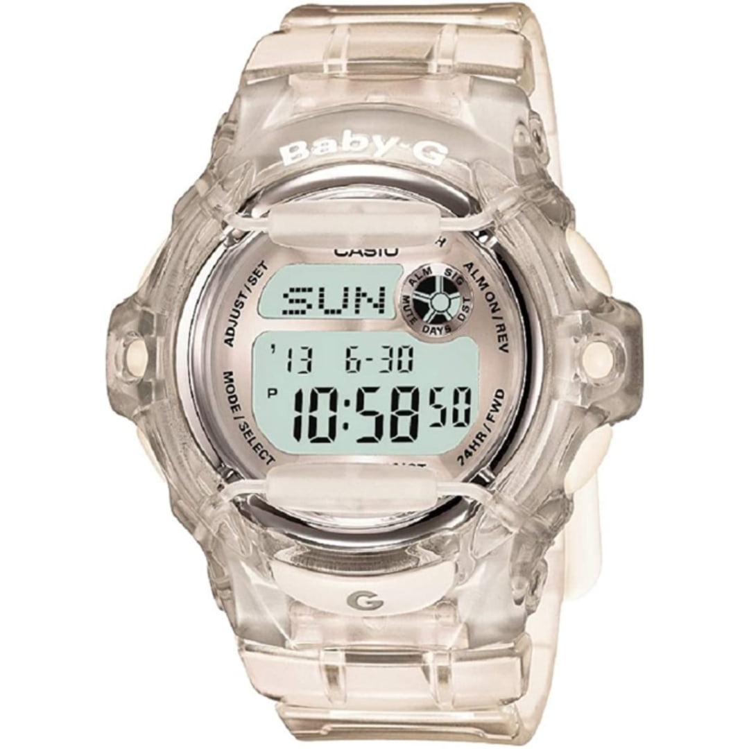 Casio Ladies Baby-g Digital Translucent Watch 43mm (1 of 1)
