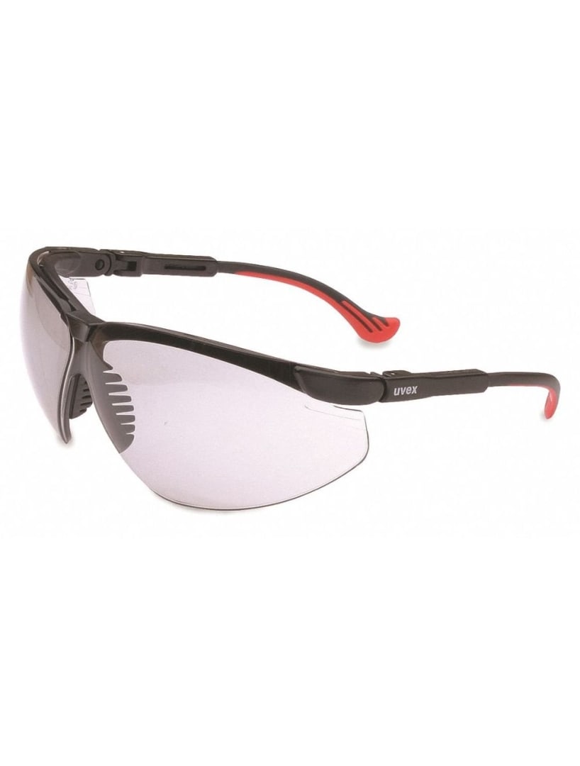 Uvex Black/orange Frame 50% Gray Lens Genesis Xc: The hydro shield anti-fog coating, combined with ratchet adjustable temples, a flexible nose, and mmt (multi-material technology), offers exceptional performance, while the economical lens replacement