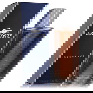 Lacoste Elegance Men's 1.7oz Eau De Toilette Spray: New, guaranteed authentic cologne!