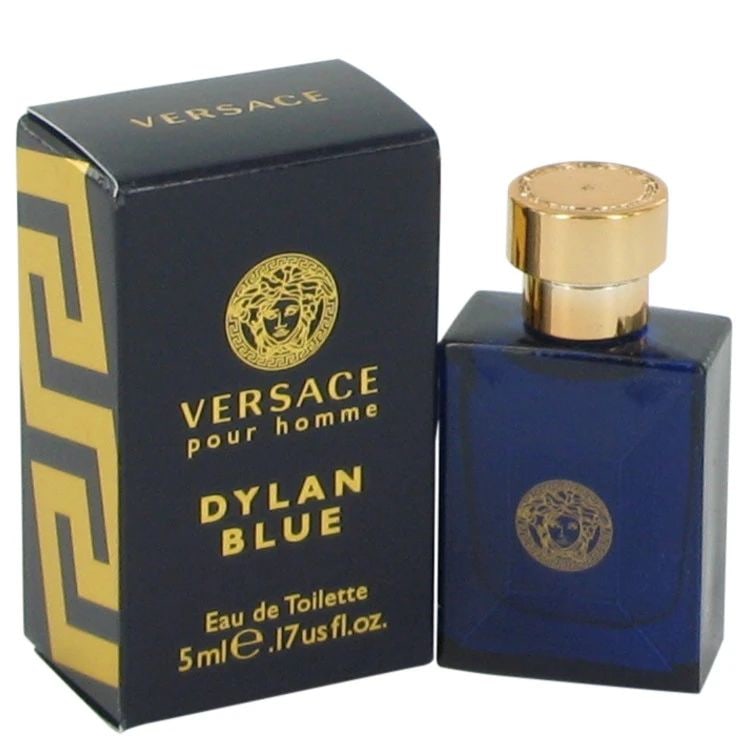 Versace Pour Homme Dylan Blue 0.17 Oz Mini Edt: New, guaranteed authentic cologne for men's