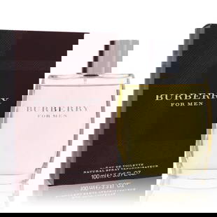 Burberry Men's 3.4 Oz Eau De Toilette Spray: New, guaranteed authentic cologne! 