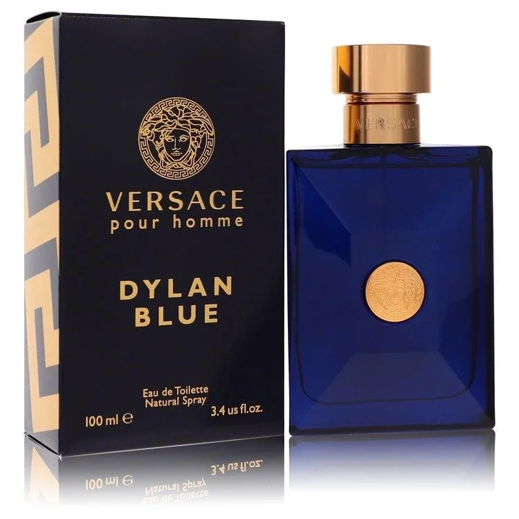 Versace Pour Homme Dylan Blue Men's 3.4 Oz Spray: New, guaranteed authentic cologne! Eau de toilette