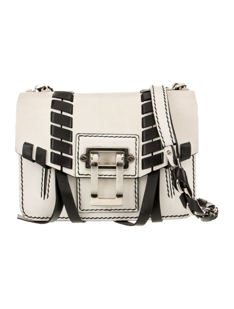Proenza Schouler Plaid Print Leather Crossbody Bag (1 of 6)
