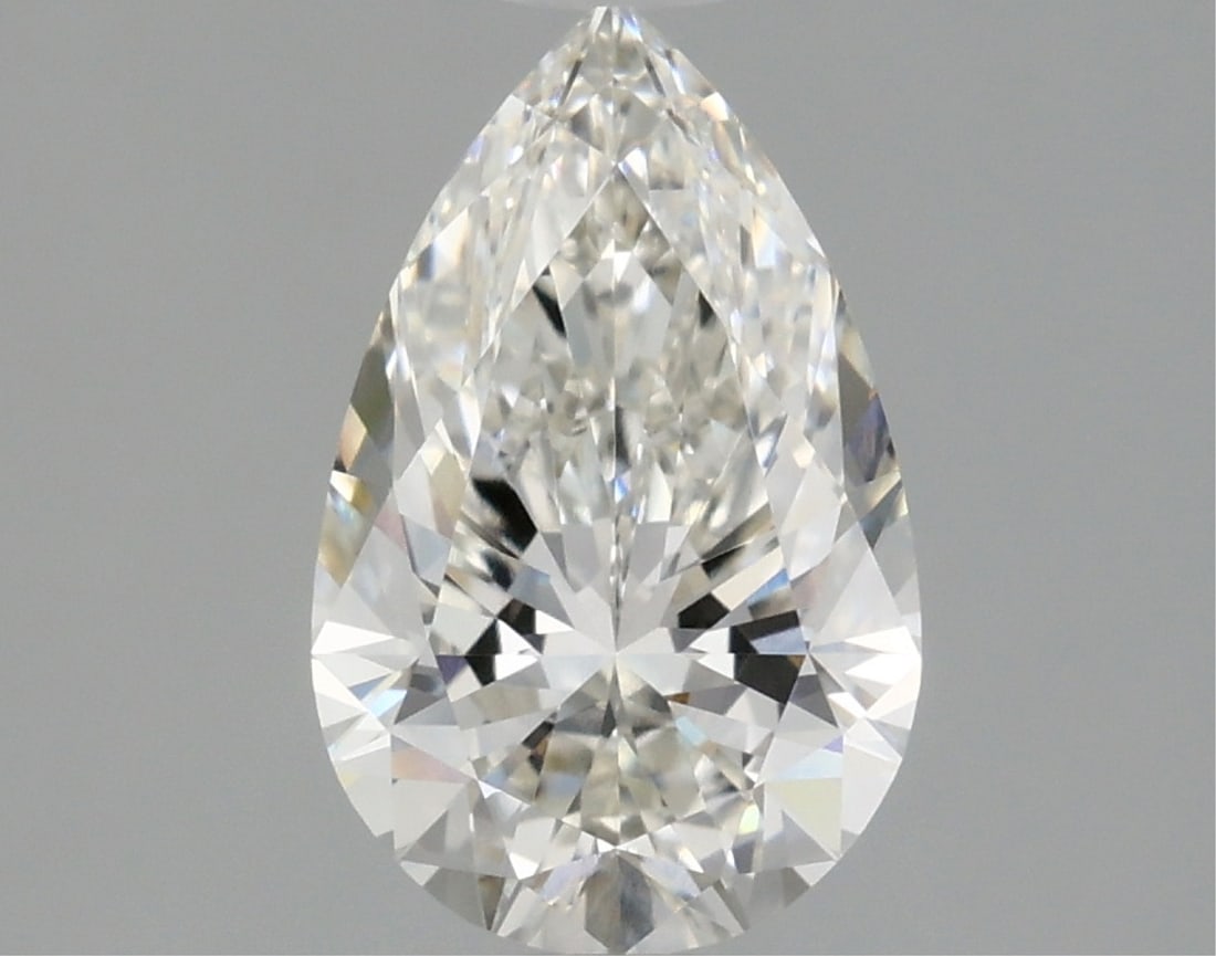 Igi Certified Pear Cut 1.41ct Vvs2 Lab Diamond: This igi-certified lab-grown pear-shaped diamond weighs 1. 41 carats and boasts g color grade with vvs2 clarity. It features excellent polish and excellent symmetry with no fluorescence, ensuring a br