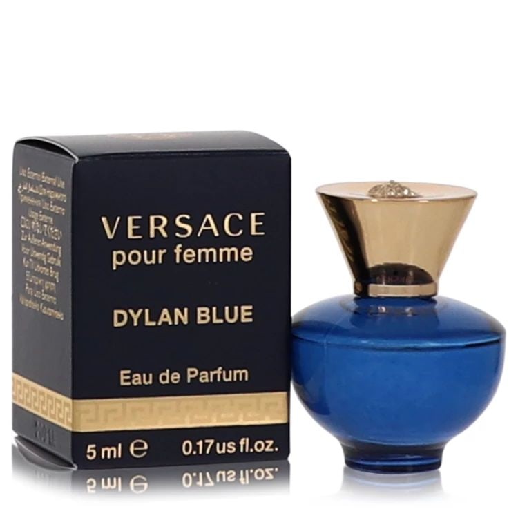 Versace Pour Femme Dylan Blue 0.17 Oz Mini Edp: New, guaranteed authentic perfume for women's