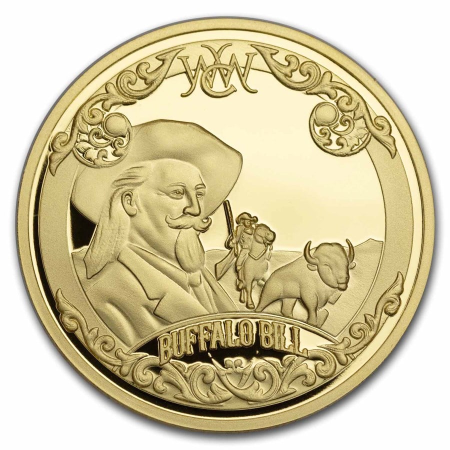 2024 Barbados 1/4 Oz Silver Wild West Buffalo Bill (1 of 5)