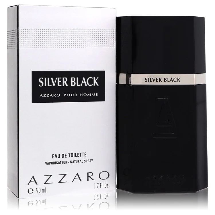Azzaro Silver Black Men's 1.7 Oz Spray: New, guaranteed authentic cologne! Eau de toilette